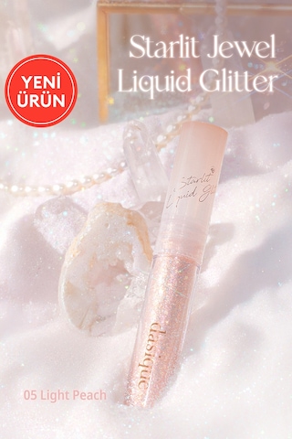 Dasique İnci Işıltılı Likit Glitter Starlit Jewel Liquid Glitter 05 Light Peach 05 Light Peach