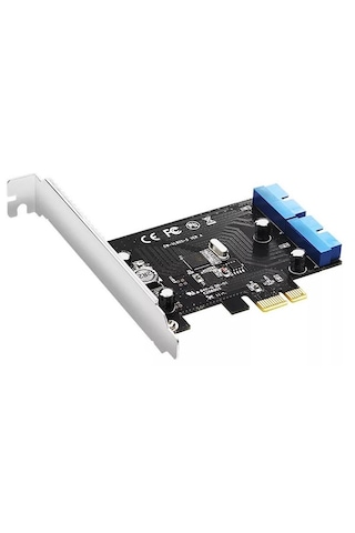 Pci Express Usb 3.0 2 Port 19 20 Pin Çoklayıcı Kart