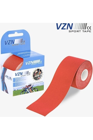 Sport Tape Kırmızı Renk Kinezyo Sporcu Bandı Bandı 5 Metre X 5 Cm