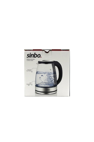 Cam - Ledli Kettle 1.8lt Gizli Rezistans - Kablosuz 360 Derece Gövde 1500w Sk-8033 5691