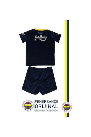 Fenerium Fenerbahçe Mini Lacivert Çocuk Forma Set Kişiye Özel Ahşap Kutulu Lacivert