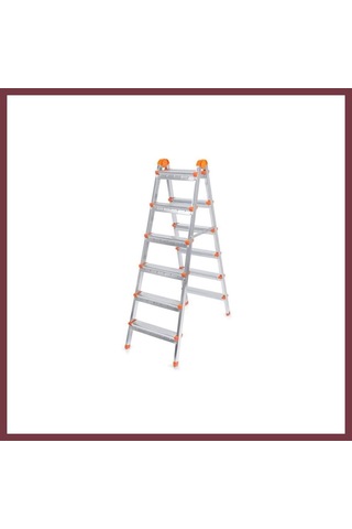 Storeşahin Metal 6-basamak Çift Çıkışlı Merdiven 1 Adet Shn0720 6 Basamak