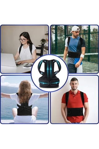 Dik Duruş Korsesi Kambur Önleyici Omuz Bel Sırt Korsesi Yelek