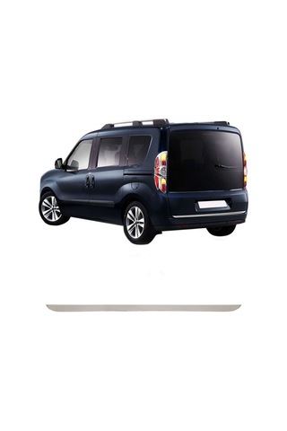 Opel Combo D Uyumlu 2011 Ve Üzeri Krom Bagaj Alt Çıtası Paslanmaz Çelik