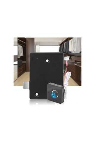 Geeroyoo Usb Şarjlı Akıllı Parmak İzi Dolap Kilitli, 0.5 Saniye Hızlı Açma, 20 Parmak İzi Kapasitesi, Düşük Gerilim Uyarısı, Üç Renkli Sensör Işığı