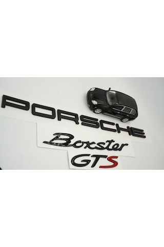 Porsche Boxster GTS Bagaj 3M 3D ABS Yazı Logo Amblem Seti