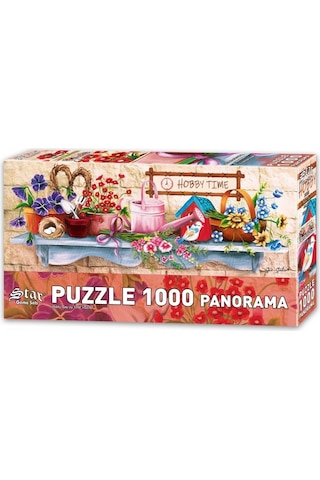 Star Puzzle 1000 Parçalık Hobi Saati Panorama Puzzle