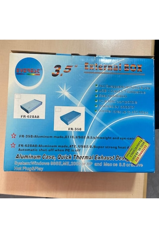 Everest Fr-638 Harici 3.5'' İde Harddisk Kutusu Usb 2.0