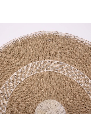 Doğal Deniz Sazı 120 Cm Dekoratif Halı & Duvar Dekoru Bej