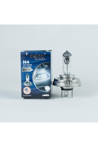 Delco U.s.a H4 +%30 Fazla Işık 12 Volt 45t Tablalı Ampul 60/55w