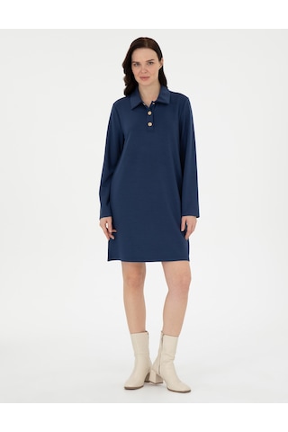 Pierre Cardin Kadın Lacivert Elbise Örme 50308163-vr033 Lacivert