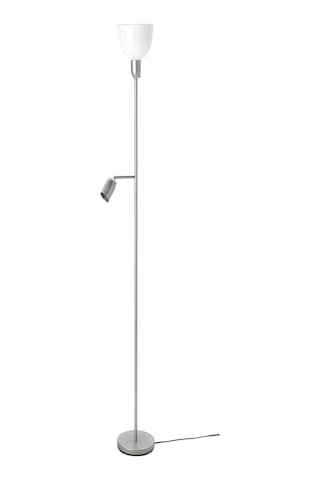 Ikea Şık Metal Lame Beyaz Dekoratif Yer Lambası Lambader Beyaz