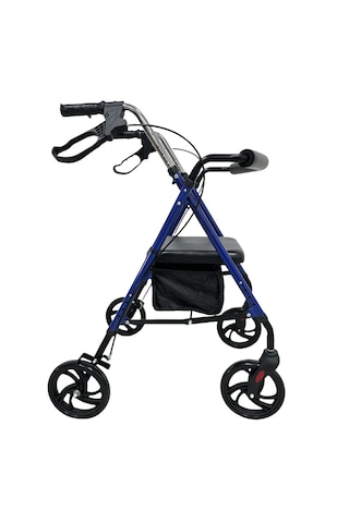 Respirox Rr-02 Katlanabilir Alüminyum Rolatör Mavi Yeni