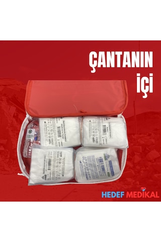 Deprem Çantası & İlk Yardım Seti 2 Kişilik Uzman Hazırlıklı Ve Hayatta Kalma Seti