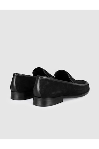 Cabani Premium Deri Siyah Erkek Loafer
