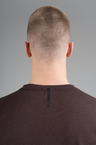 Maraton Regular Erkek Bisiklet Yaka Koyukahve- T-shirt Kahverengi