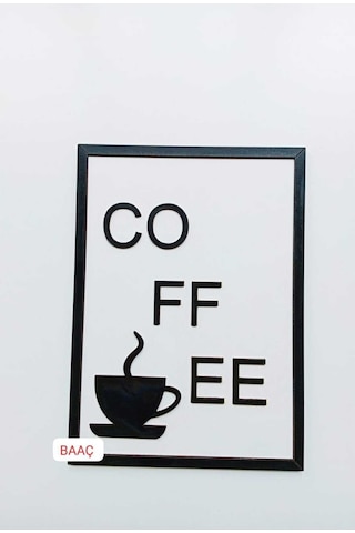 Ahşap Dekoratif Tablo Coffe Ahşap Dekoratif Tablo Coffe