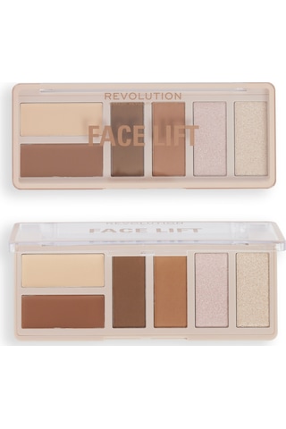 Revolution Face Lift Allık Kontür ve Bronzer Paleti Light To Medium