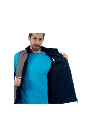 Şensel, Polarlı Yelek, Gri -118E1431- Kışlık Yelek-Vest