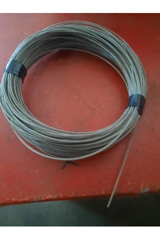 Pvc Izoleli Çelik Tel Halat 4 Mm 50 Metre