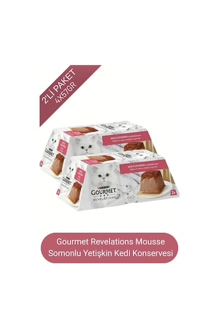 Revelations Somon Balıklı Yetişkin Kedi Konservesi 4x57 Gr