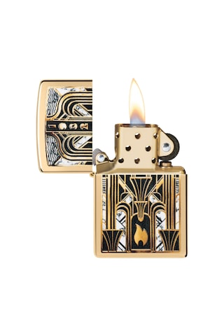 Zippo 254b 1932 Flame Design Çakmak Çok Renkli