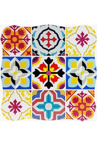 Bambu Mandala Nihale - Eşsiz Doğal Lüks Dekorasyon Parçası Renkli