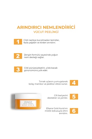 Sinoz Body Scrub Besleyici Arındırıcı Nemlendirici Vücut Peelingi 300 G
