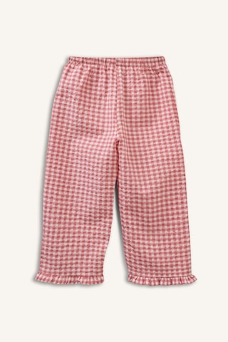 Defacto Uzun Kollu Dokuma 2li Dokuma Pijama Kız Bebek H2651a526spbr96 Pembe-br96