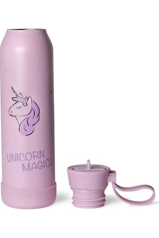Citron 3 Katmanlı Paslanmaz Çelik Termos Seti 500 Ml - Stormy Unicorn Pembe