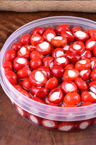 Sosero Peynir Dolgulu Kiraz Biber 1 KG