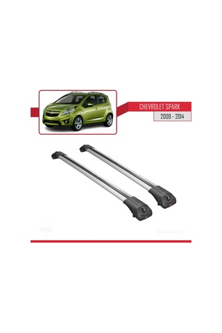 Chevrolet Spark 2009-2014 Arası İle Uyumlu Ace-1 Ara Atkı Tavan Barı Gri