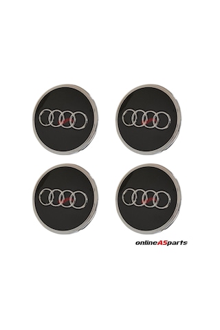 Audi A4-a5-a6-q7 2016/2022 Jant Göbek Arması Oem Kalite 8w0601170a 4m0601170 Parlak Siyah - 892346212
