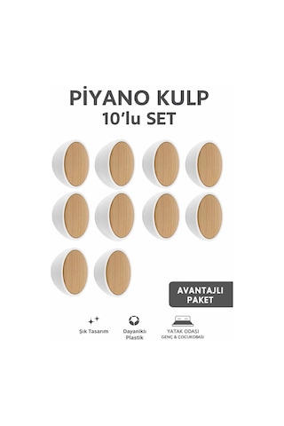 Piyano Düğme 10 Adet Mobilya Yatak Odası Mutfak Dolabı Çekmece Tv Ünitesi Kulpu Açık Kubik