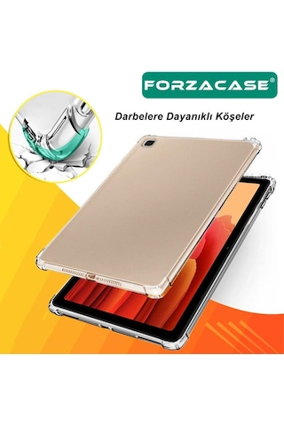 Forzacase Samsung Galaxy Tab S9 Ultra 14.6 İnch X910 İle Uyumlu Anti Shock Silikon Kılıf - Fc014 Şeffaf