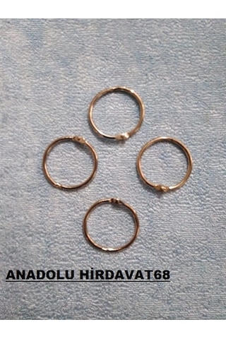 Anadoluhirdavat Boş Halka Kilitli Yuvarlak Halka Geçmeli 3,5 Cm 10 Adet