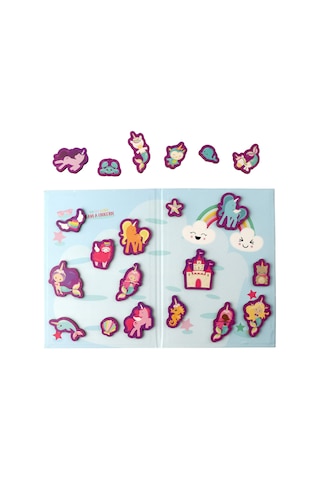 Rossie Ahşap Mıknatıslı Unicorn Oyun Seti (Manyetik Oyun Alanı)