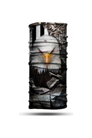 Dair Kartal Desenli Boyunluk Bandana Outdoor Balaklava Yüz Maskesi Kafa Bandı