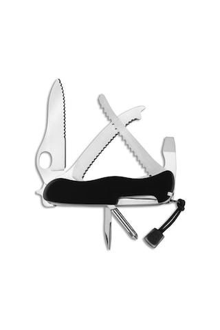 Victorinox 0.8623.Mwn.3 Rescuetool Siyah Hayat Kurtarma Kamp Çakısı Siyah