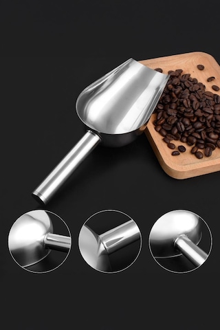 Çelik 13 Cm Baharat Kuruyemiş Bakliyat Erzak Küreği Cin794