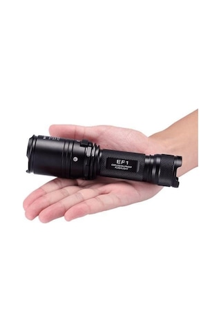 Nitecore Ef1 Explosion Proof 830  Lümen El Feneri Siyah
