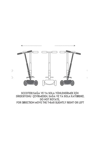 Cool Wheels 3 Yaş Ve Üzeri Sarı Twist Scooter Sarı
