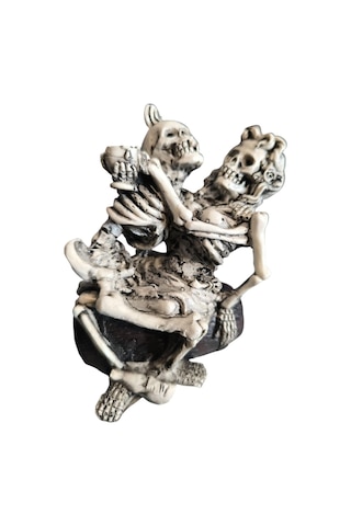 Ölümsüz Aşk Gotik Romantik İskelet Çift Biblosu 1