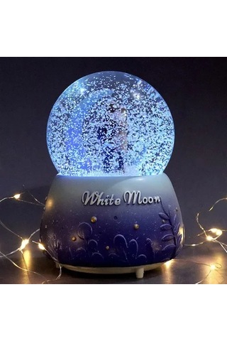 White Moon Kar Küresi Orta Boy Çok Renkli
