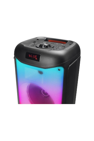 Mikado Md-40bt 40w Bt, Tws Destekli Rgb Işıklı Kablosuz Mikrofonlu Toplantı-parti Kule Hoparlör