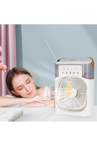 Supermarket1 Fırçasız Beş Delikli Motor Sprey Nemlendirme Soğutma Fanı