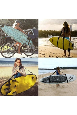 Neevoyu Sürekli Paspas Ve Kayak Taşıma Kemer Seti - Nylon Yapısı, Ayarlanabilir Boyut, Ergonomik Omuz Desteği, Siyah Renk