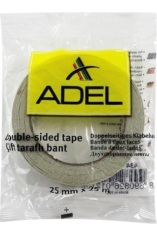 ADEL 19X25 METRE ÇİFT TARAFLI İNCE BANT ŞEFFAF GÜÇLÜ