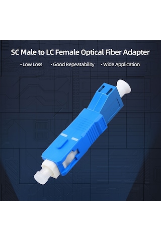 Maiyame Görsel Hata Bulucu Fiber Adaptörü Fiber Optik Konnektör Sc Erkek - Lc Dişi Optik Fiber Ada