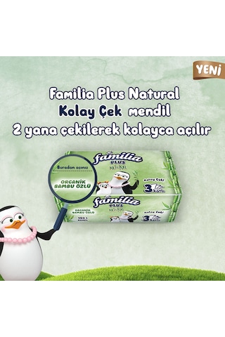 Familia Plus Natural Çek Al Mendil 150li 9 Paket X 150 Yaprak